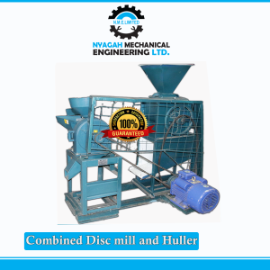 Combined Disc mill.(Disc mill and huller)